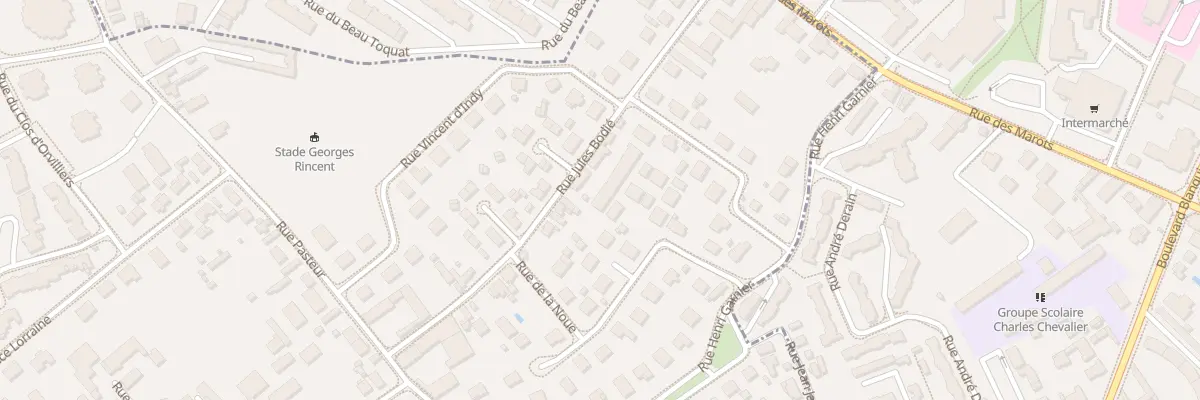 Plan du 16 Rue Jules Bodie aux Noës-près-Troyes