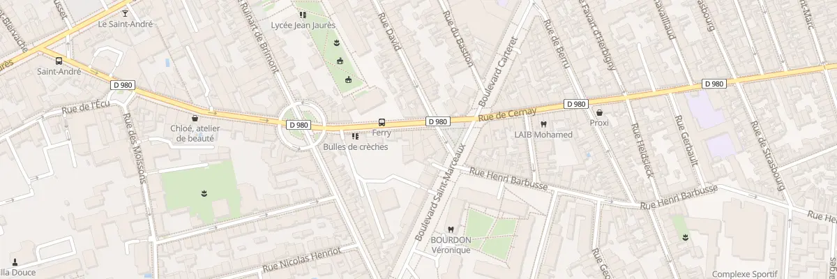 Plan du 54 Rue de Cernay à Reims