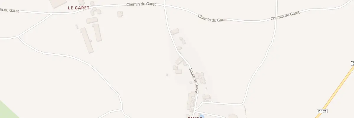 Plan du 459 Rte de Bussy à Margerie-Chantagret