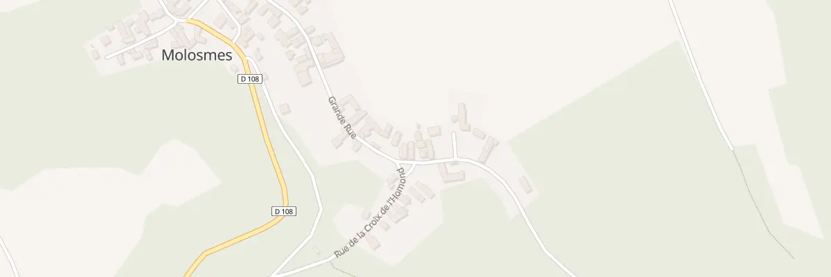 Plan du 85 Le Village à Molosmes