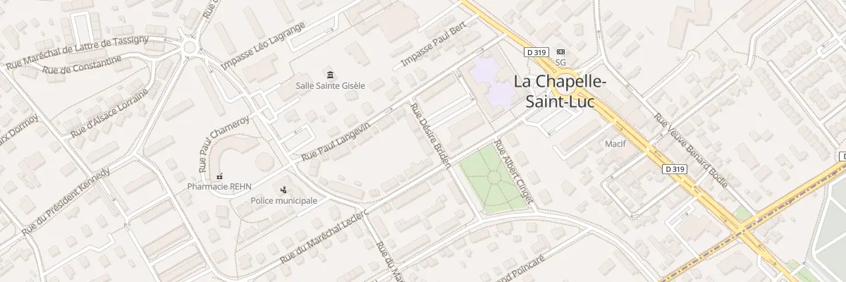 Plan du 5 Rue Desire Briden à La Chapelle-Saint-Luc