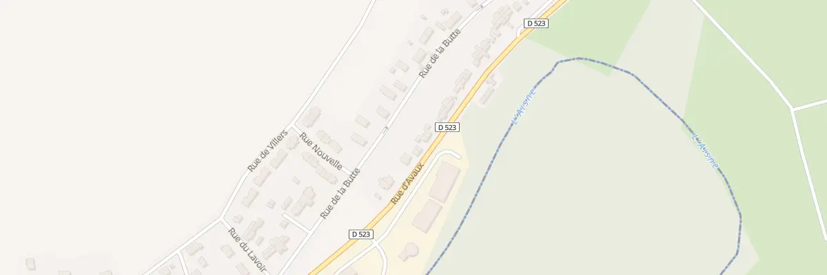 Plan du 7 Rue d’Avaux à Évergnicourt