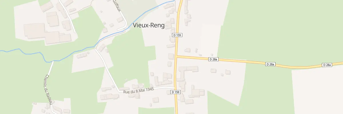 Plan du 20B Rue de Marpent à Vieux-Reng