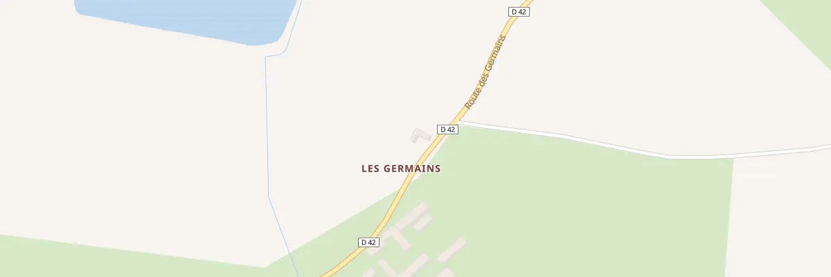 Plan du 903A Rte des Germains à Bussy-Albieux
