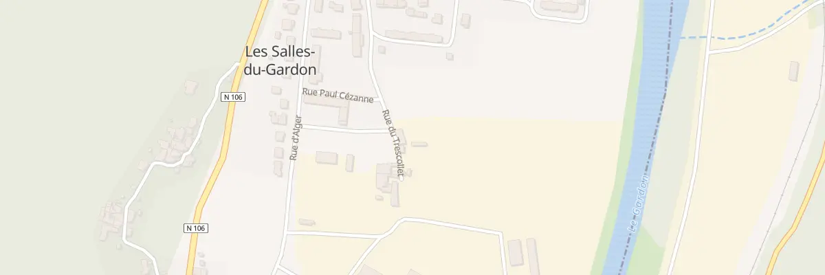 Plan du 13 Rue du Trescollet aux Salles-du-Gardon
