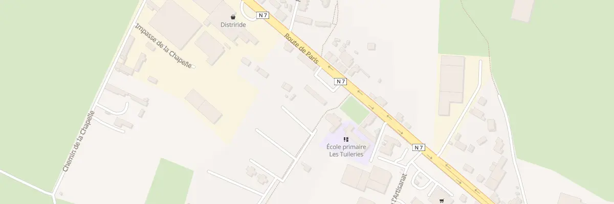 Plan du 75 Rte de Paris à Mably