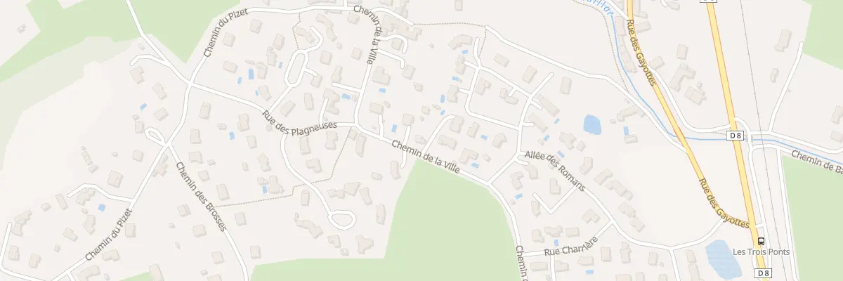 Plan du 251 Chemin de la Ville à Champdieu