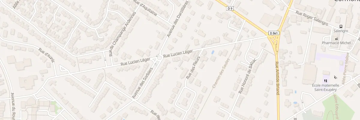 Plan du 11 Rue Lucien Leger à Cormontreuil
