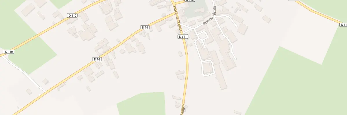 Plan du 3 Rte de Magny à Renneval