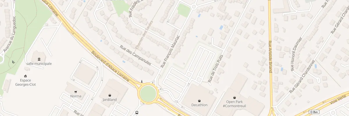 Plan du 35 Rue François Mauriac à Cormontreuil