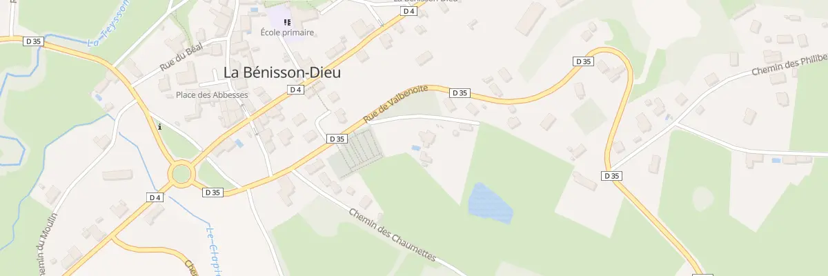 Plan du 2 Imp de la Lézardière à La Bénisson-Dieu