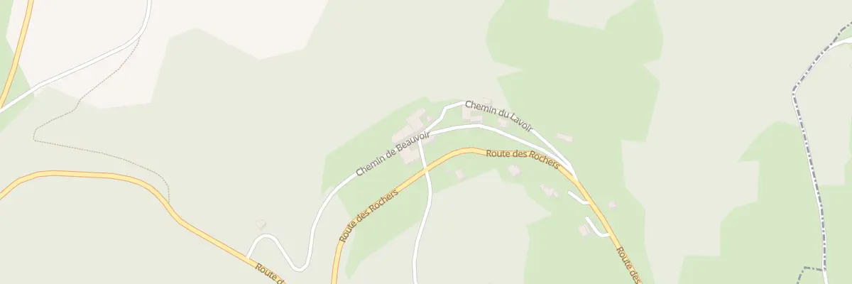 Plan du 5043 Beauvoir à Lavieu