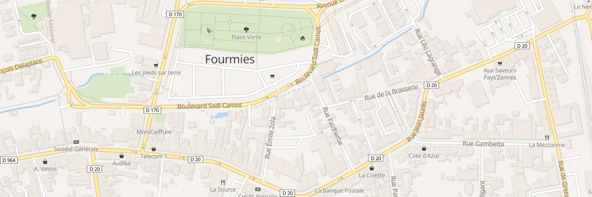 Plan du 24 Bd Sadi Carnot à Fourmies