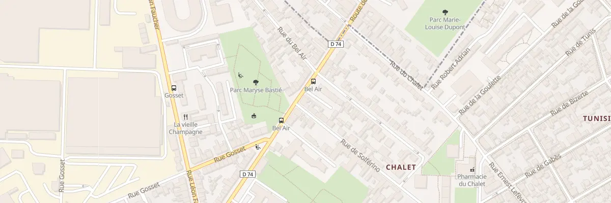 Plan du 48 Rue de Bétheny à Reims