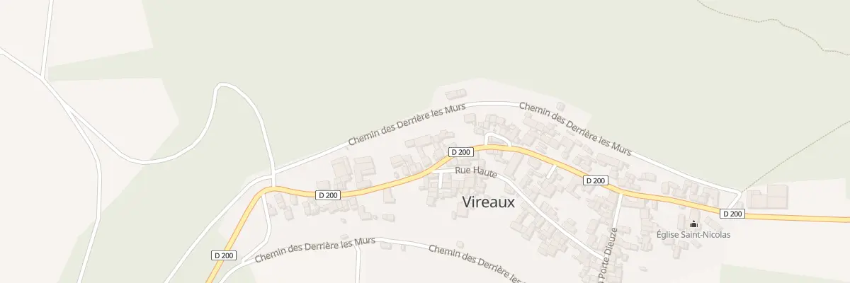Plan du 52 Gr Grande Rue à Vireaux