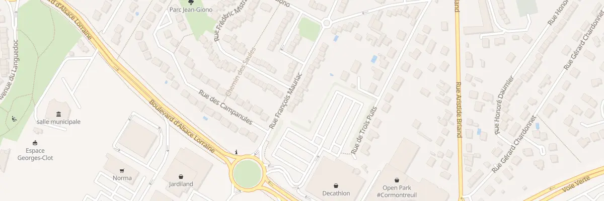 Plan du 29 Rue François Mauriac à Cormontreuil