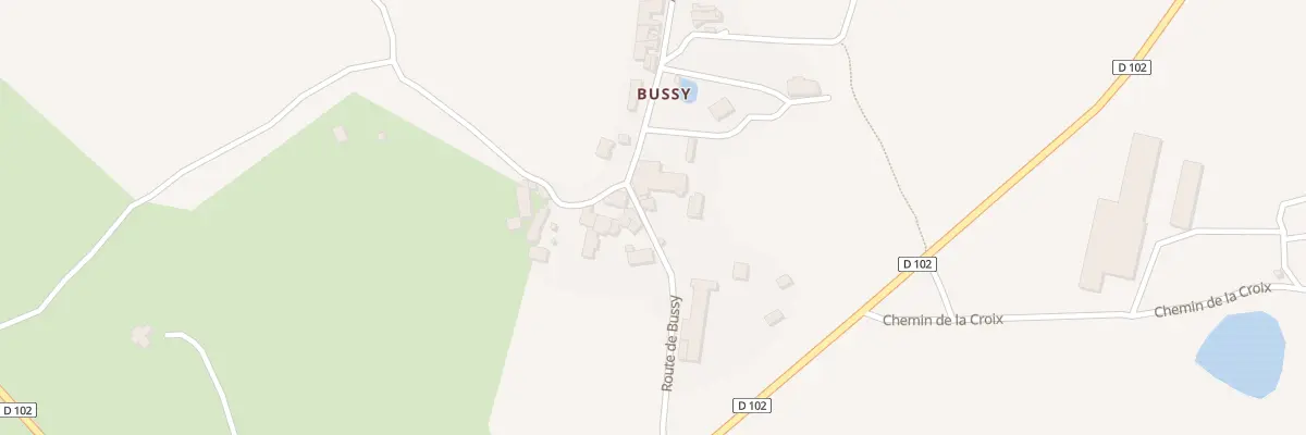 Plan du 212 Rte de Bussy à Margerie-Chantagret