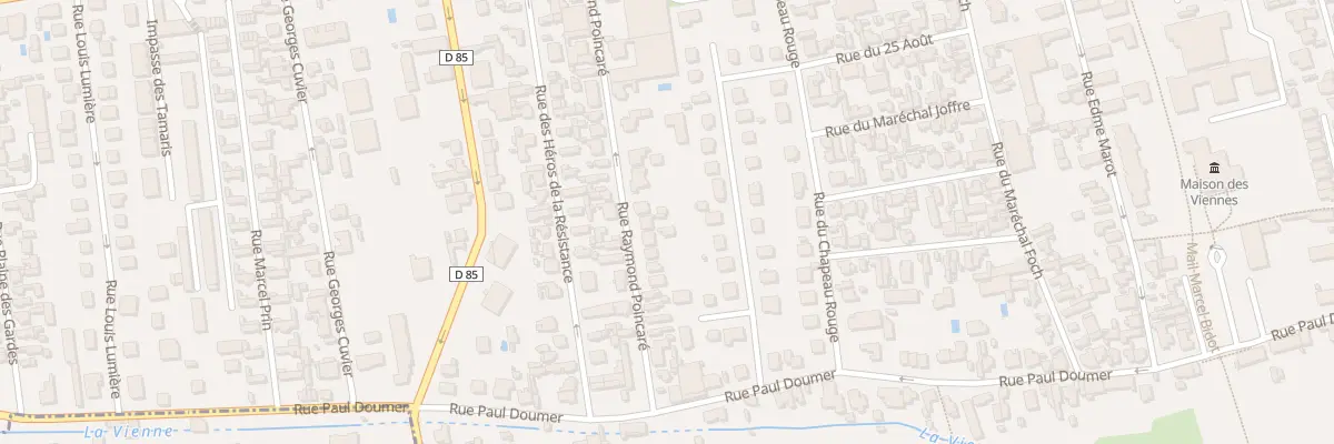 Plan du 23 Rue Raymond Poincare à Sainte-Savine