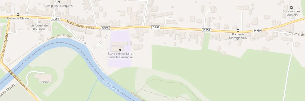 Plan du 52 Rue Anatole France à Boussois