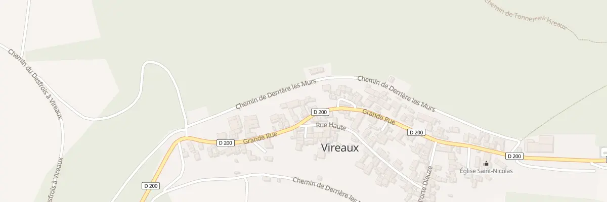 Plan du 50 Gr Grande Rue à Vireaux
