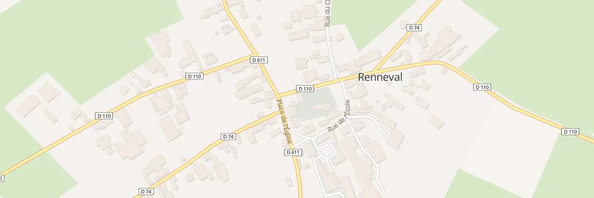 Plan du 5 Pl La Place à Renneval