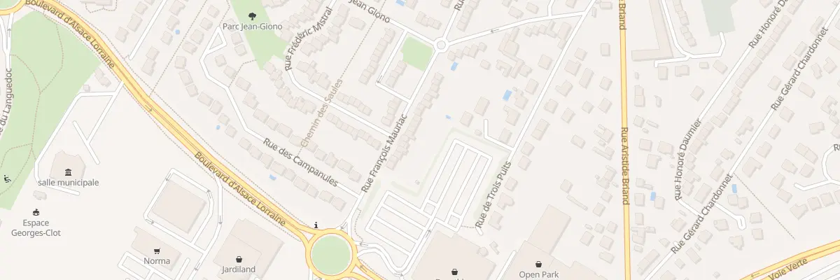 Plan du 23 Rue François Mauriac à Cormontreuil