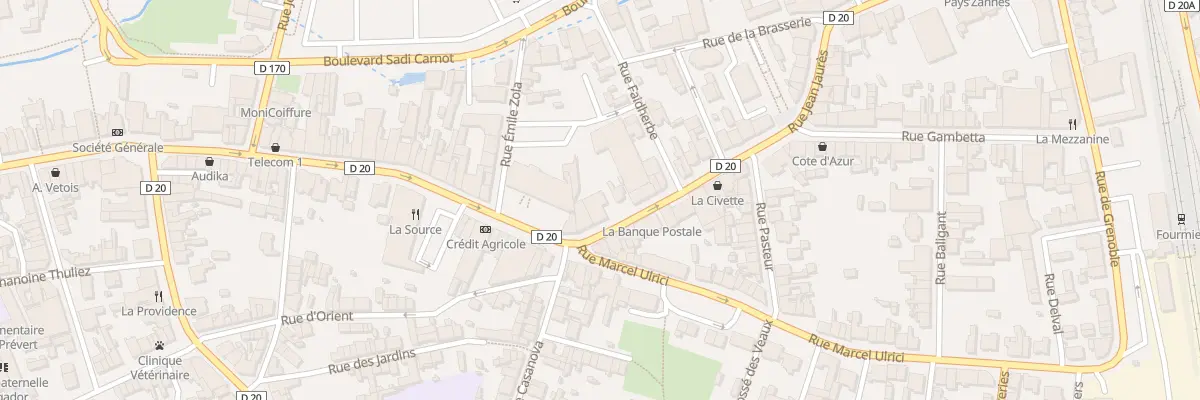 Plan du 3 Rue Jean Jaurès à Fourmies