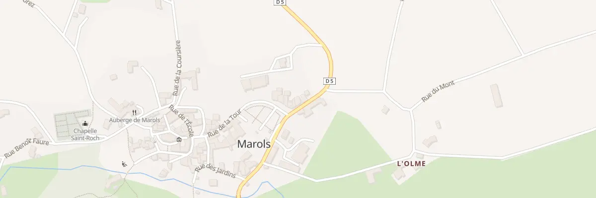Plan du 25 Rte des Brunelles à Marols