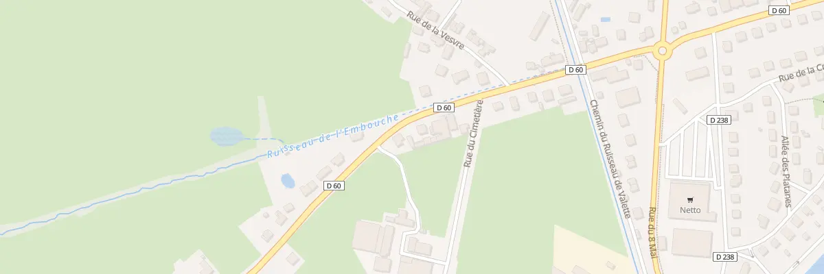 Plan du 61 Rue Jean Bouveri à Gueugnon