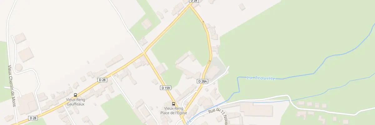 Plan du 1 Pl de l’Eglise à Vieux-Reng