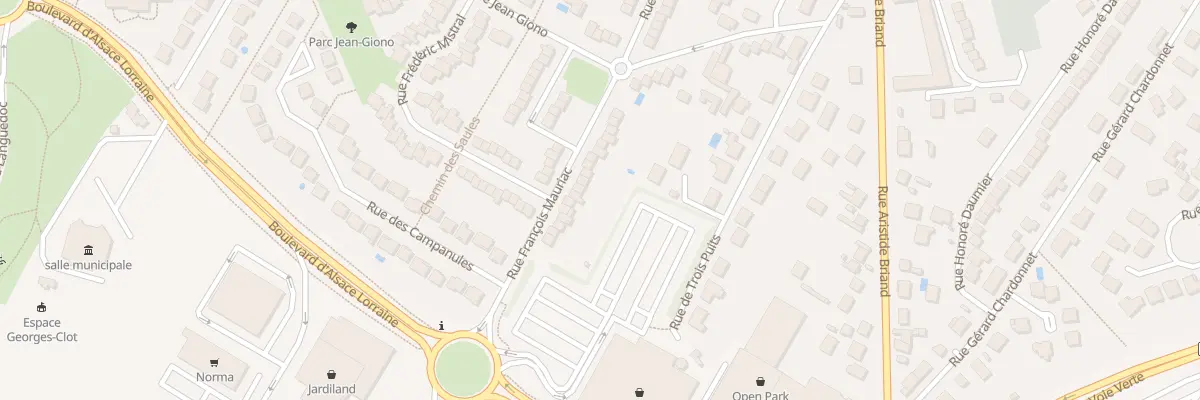 Plan du 21 Rue François Mauriac à Cormontreuil