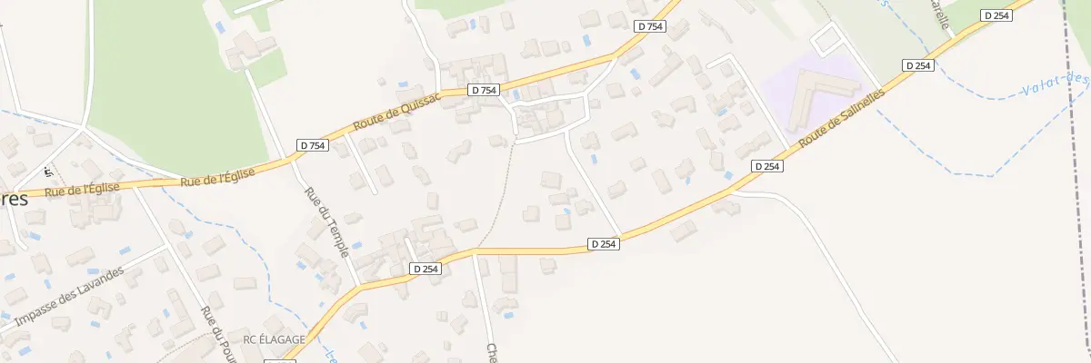 Plan du 5185 Le Claou à Aspères