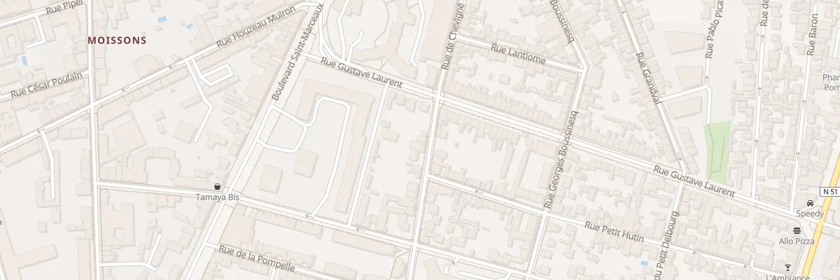 Plan du 22B Rue de Chevigné à Reims
