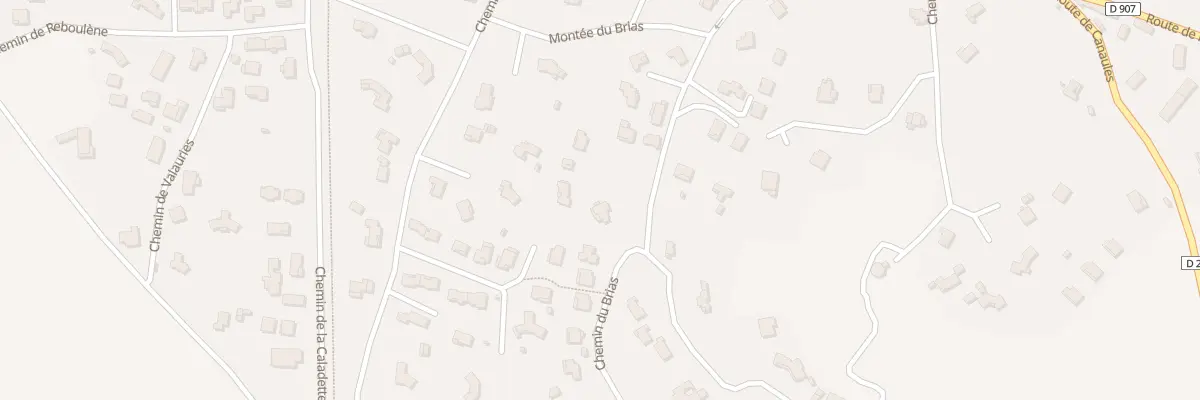 Plan du 204 Che du Brias à Lézan