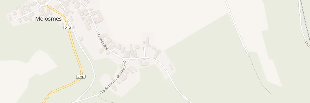 Plan du 3 Gr Grande Rue à Molosmes