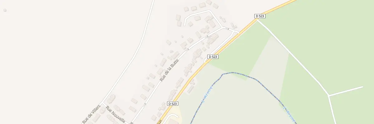Plan du 33 Rue d’Avaux à Évergnicourt