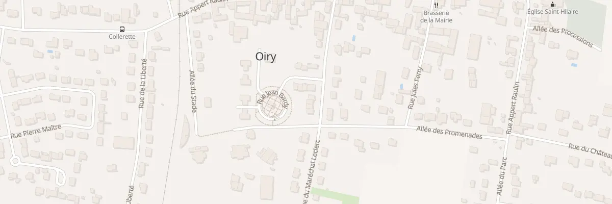 Plan du 16 Rue Marechal Leclerc à Oiry