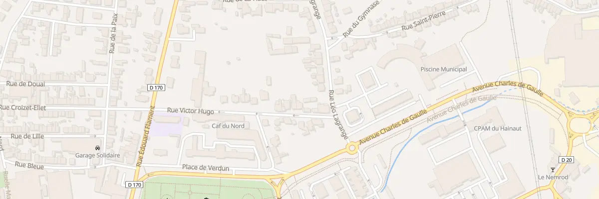 Plan du 21 Rue Victor Hugo à Fourmies