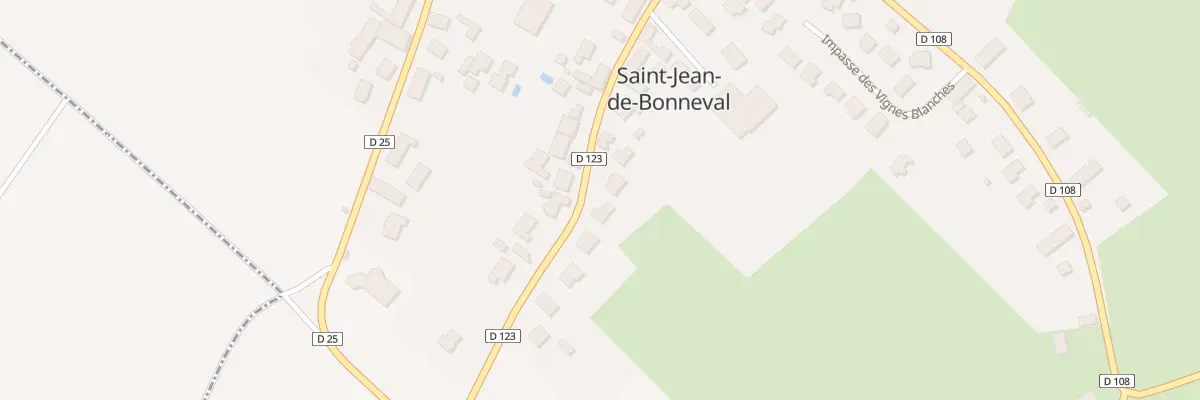 Plan du 25 Rue de l’Eglise à Saint-Jean-de-Bonneval