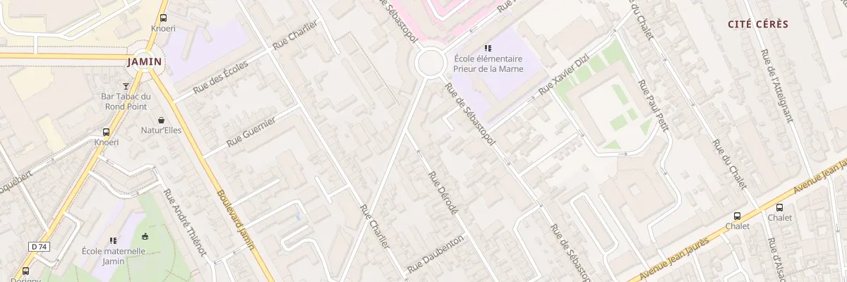 Plan du 52 Rue Derodé à Reims