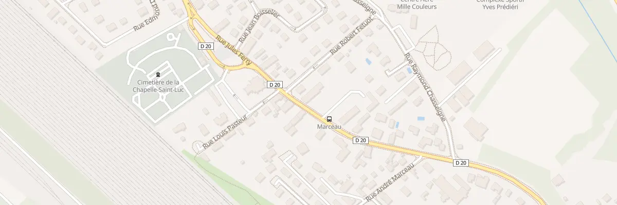 Plan du 60E Rue Jules Ferry à La Chapelle-Saint-Luc
