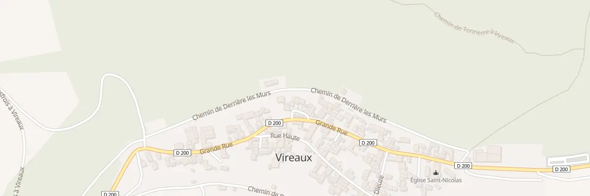 Plan du 44 Grande Rue à Vireaux