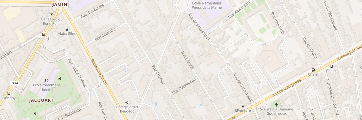 Plan du 47 Rue Derodé à Reims