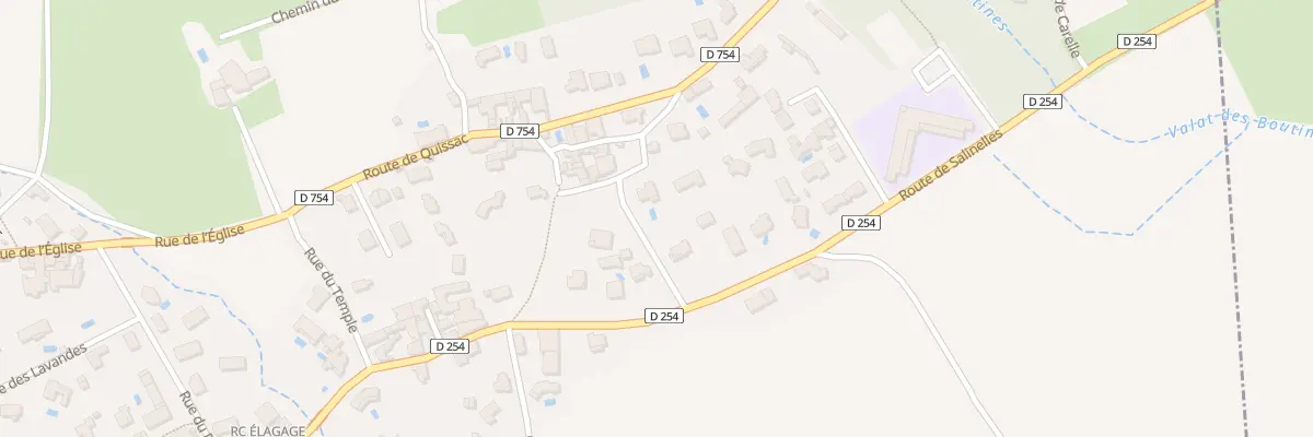 Plan du 6B Rue du Claou à Aspères