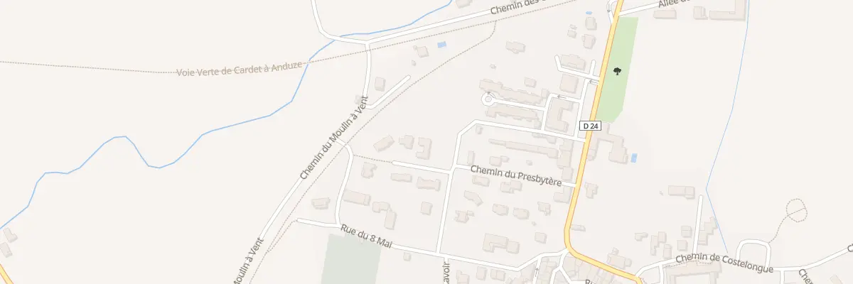 Plan du 20 Rue Max Fournier à Lézan