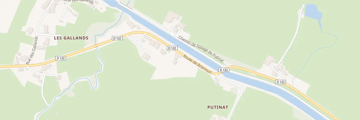 Plan du 5263 Putinat à Melay