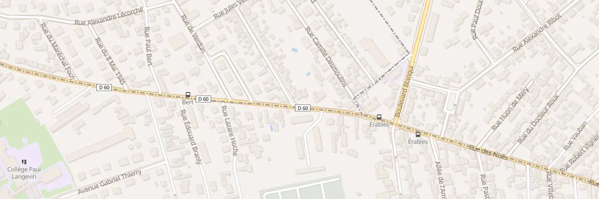 Plan du 12 Rue Lamartine aux Noës-près-Troyes