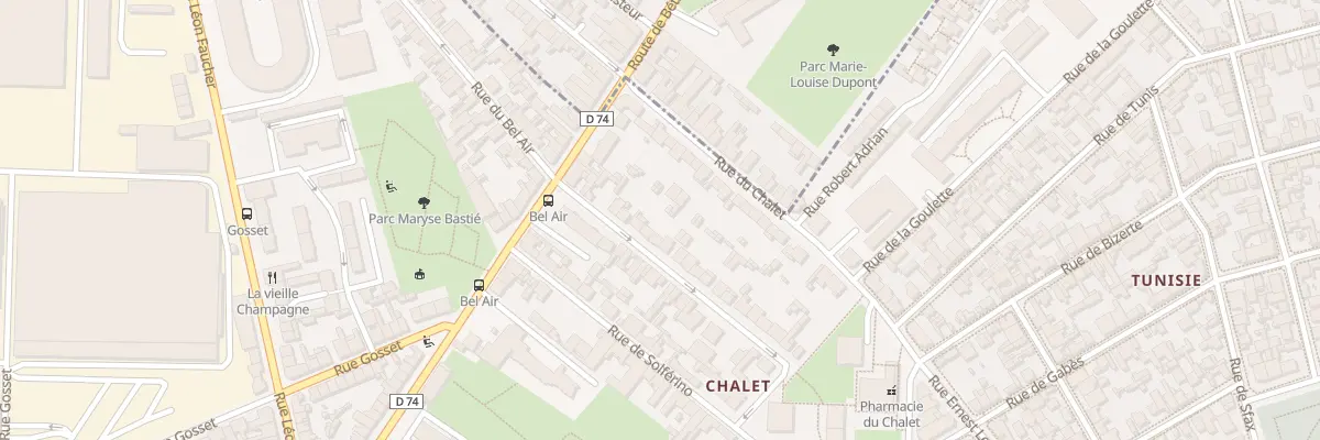 Plan du 52 Rue du Bel Air à Reims