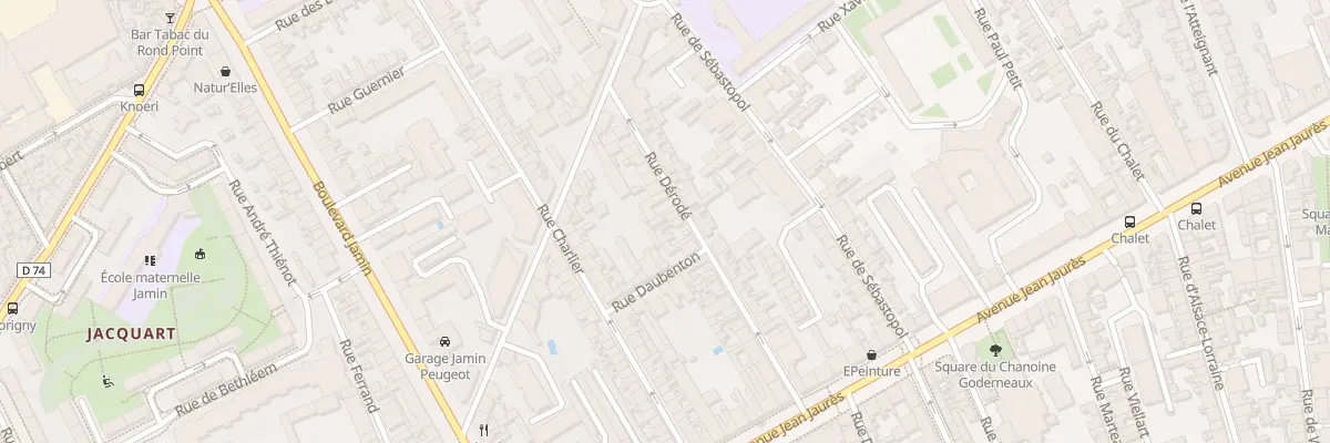 Plan du 39 Rue Derodé à Reims