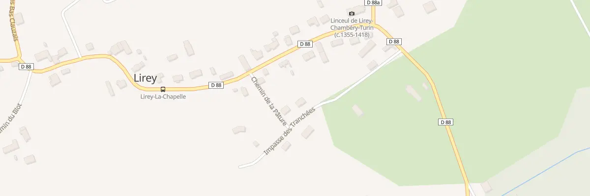 Plan du 8 Imp des Tranchées à Lirey